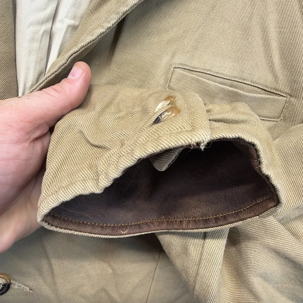 Vintage Orvis Chore Coat Men's Large Canvas Jacket Worker Utility Size 42L